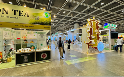 Trà cổ truyền Việt tại hội chợ giao thương quốc tế 